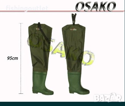  Рибарски непромукаем гащеризон и високи ботуши , снимка 2 - Екипировка - 30905628