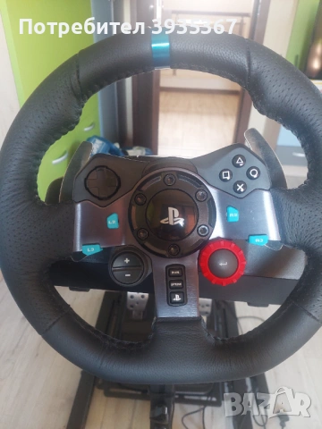 Волан с педали Logitech G29, за РС и PS4/PS5 + допълнително стойка за модела