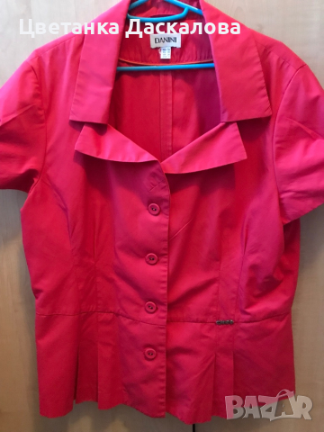 Дамско сако с къс ръкав 54 размер, снимка 2 - Якета - 44810592