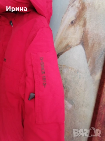 Червено зимно яке DIDRIKSONS1913, размер 40 , снимка 6 - Якета - 53351138