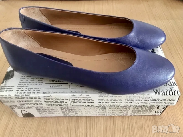 Нови обувки (балеринки) Scarperia, естествена кожа, номер 41, снимка 1 - Дамски елегантни обувки - 36449026