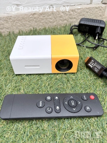 Мини видео проектор , LED , преносим с дистанционно , HDMI/USB, снимка 2 - Друга електроника - 53961582
