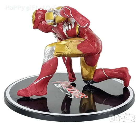 Статуетка Marvel: Iron Man - железния човек (hero Collection), екшън фигура 13.5 cm , снимка 4 - Фигурки - 49401615