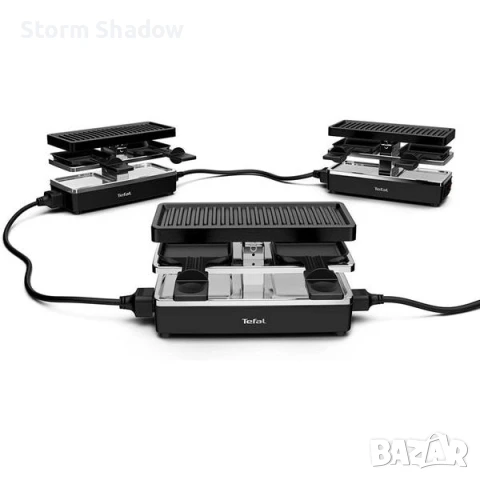Мини грил, скара Tefal RE230812, 400W, Черен, снимка 2 - Скари - 50772082
