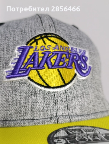 Мъжка шапка New Era LA Lakers, снимка 4 - Шапки - 52484186