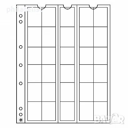 Leuchtturm Numis – 25 листи за 30 мон. до 25 мм / 5бр/