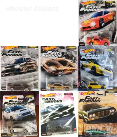 Метални колички Hot Wheels PREMIUM Fast & Furious, TEAM TRANSPORTT, FAVORI, снимка 5 - Колекции - 29075797