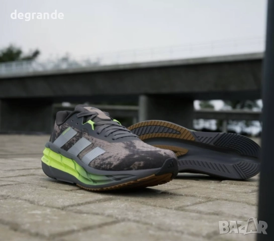 Adidas REPETITOR Black/Dark/Grey/Neon Yellow, снимка 3 - Маратонки - 51629807