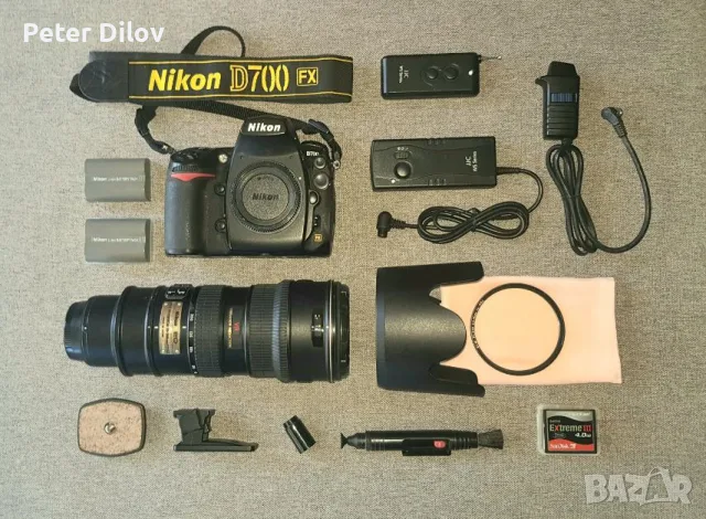 НАМАЛЕНА ЦЕНА 680 € - Nikon D700 (21,145 кадъра) + Nikkor 70-200mm f/2.8 VR-I, снимка 10 - Фотоапарати - 56211930