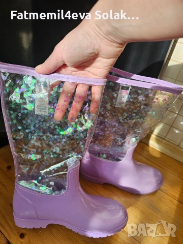 чисто нови детски гумени ботуши номер.33 уникални , снимка 3 - Детски боти и ботуши - 53098091