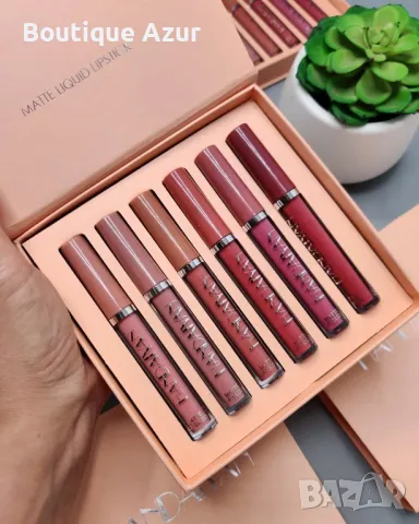 Комплект от 6 броя дълготрайни течни матови червила за устни Handaiyan
, снимка 4 - Козметика за лице - 50307274