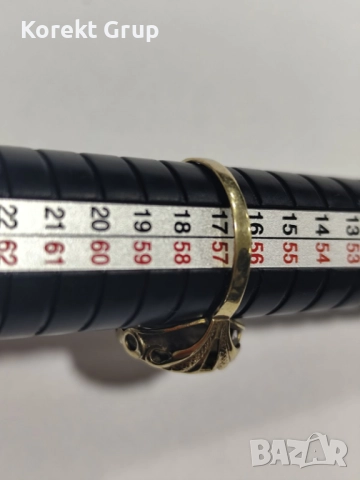 Златен дамски пръстен 14к, снимка 7 - Пръстени - 52901292