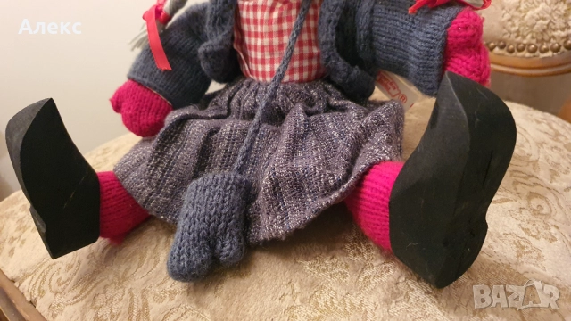 Парцалена, ръчно изработена кукла, Норвегия., снимка 6 - Колекции - 52436264