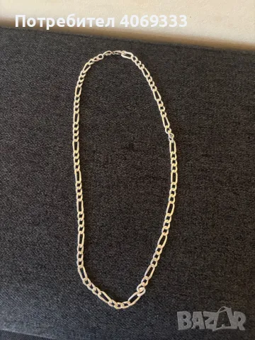 Сребърен синджир картие 34.7гр 59см, снимка 3 - Колиета, медальони, синджири - 49900281