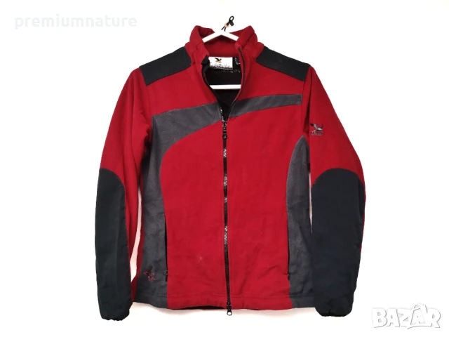 🧭 SALEWA / хибридно трекинг туристическо поларено яке с ветроустойчива мембрана