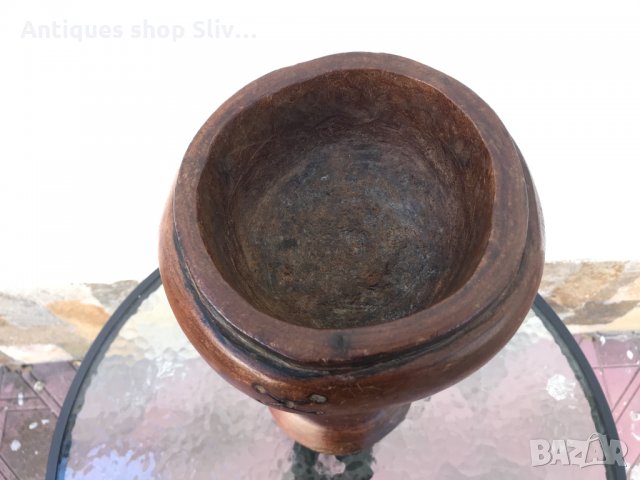 Ръчна дърворезба- африкански пепелник №1019, снимка 2 - Антикварни и старинни предмети - 34537596