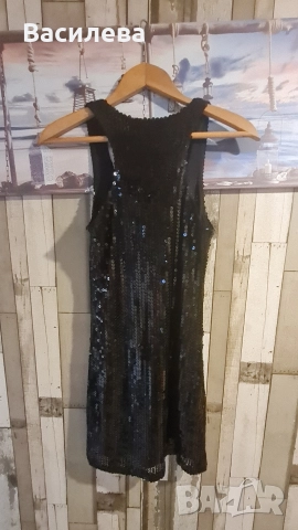 Рокля с пайети. , снимка 2 - Рокли - 52822154