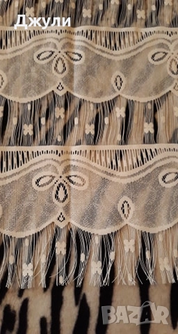 Перденце бяло, снимка 2 - Пердета и завеси - 52382763