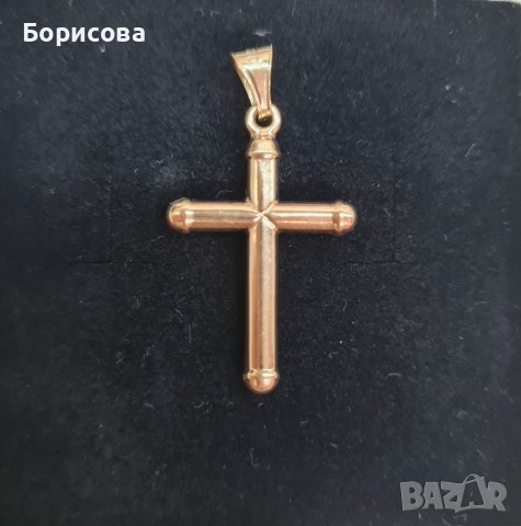Дамски златен кръст 14 К , снимка 13 - Колиета, медальони, синджири - 33072185