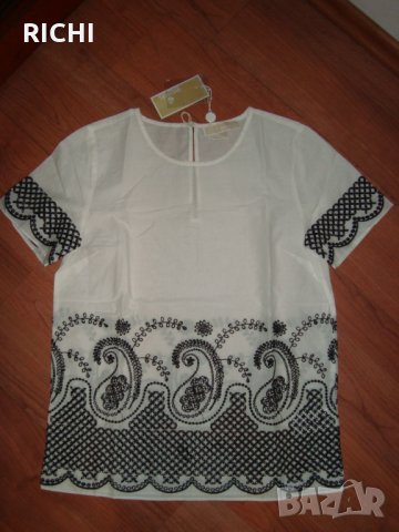 45лв НАМАЛЕНА MICHAEL KORS - нова блуза, снимка 6 - Тениски - 30999900