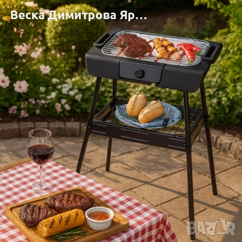 Електрическа скара Royalty Line RL-BGT2000 / RL-SBGT2000, 2000W, снимка 5 - Скари - 51646325