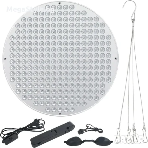 Преносим домашен солариум – Кръгла LED лампа за лице и тяло (50W, 460 nm), снимка 8 - Други - 55723854