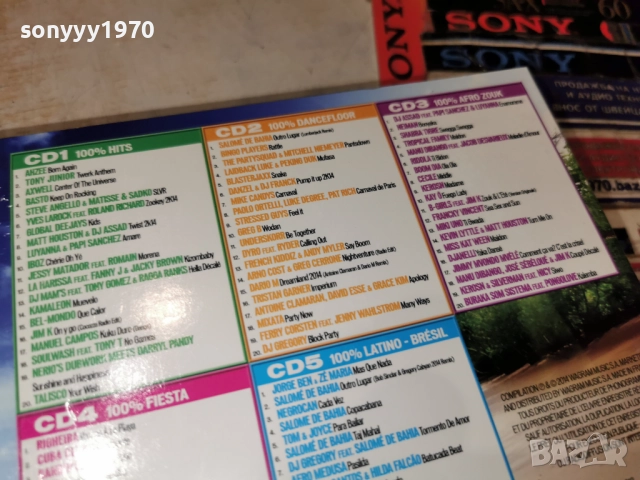 5CD 100 HITS-ВНОС FRANCE-5 ДИСКА ЗА 45ЛВ КОЛЕДНО 1912251013, снимка 12 - CD дискове - 52845277