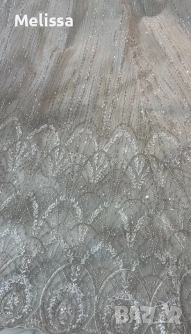 Булженска  роклия  с камани, снимка 5 - Сватбени рокли - 52896599