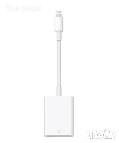 Четец за Карти APPLE за iPhone и iPad, Lightning to SD Card, Бял, снимка 3 - Друга електроника - 48735540