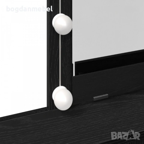 Sonata H Тоалетка с Огледало и LED Светлини, снимка 2 - Тоалетки - 53944783