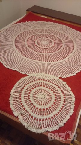 Покривка обла на една кука плетиво ретро, снимка 7 - Декорация за дома - 32530200