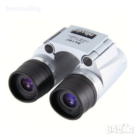 Мини туристически бинокъл Nikula 6x18 за театър опера лов риболов деца, снимка 3 - Екипировка - 30323219