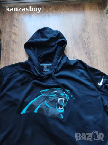 nike carolina panters - страхотно мъжко горнище 2ХЛ, снимка 7 - Спортни дрехи, екипи - 49393809