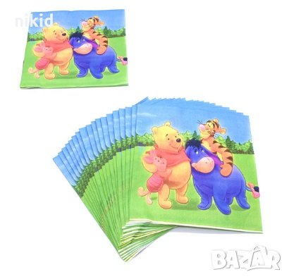 Мечо Пух и приятели 10 парти салфетки рожден ден