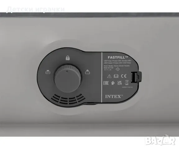 Надуваем матрак с USB помпа INTEX Twin Prestige,99x191x30см, снимка 4 - Надуваеми легла - 49927364