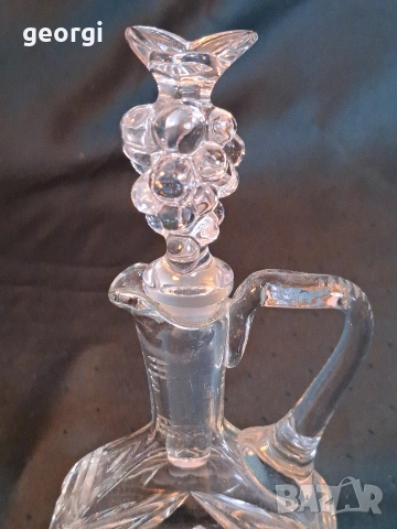 кристална мини гарафа 34/2, снимка 2 - Антикварни и старинни предмети - 53890229