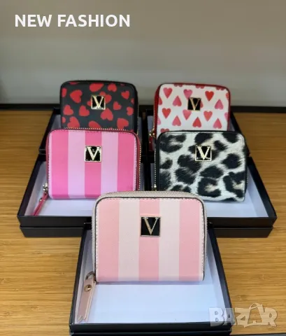 Дамски Кожени Протмонета ✨ VICTORIA'S SECRET  