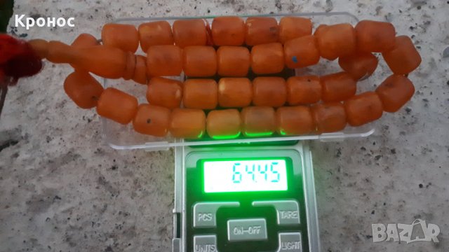 Кехлибарена броеница, снимка 3 - Колекции - 29326373