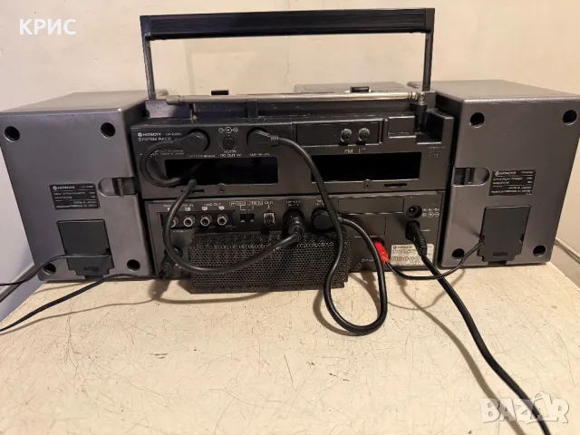HITACHI CP-90SE Mini Component System, Дръжкофон, снимка 9 - Радиокасетофони, транзистори - 48510440