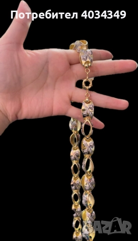 Позлатени мъжки ланци 14к, снимка 4 - Колиета, медальони, синджири - 52861190