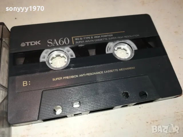TDK SA60 TAPE MADE IN JAPAN 1712242000, снимка 2 - Аудио касети - 48382960