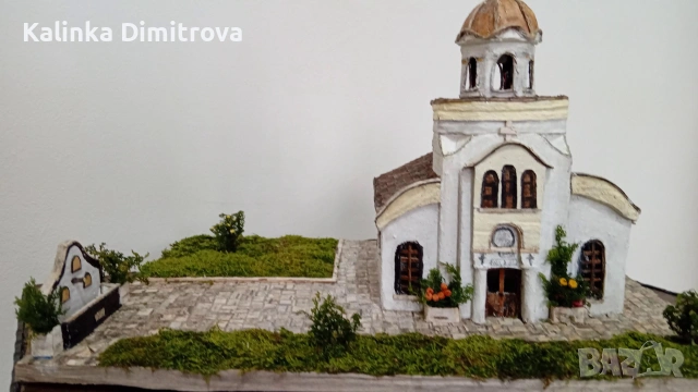 Макети на старинни къщи.Макет на храм св.Атанасий-Харманли., снимка 11 - Други стоки за дома - 53333247