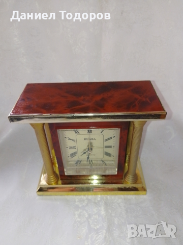 Немски Настолен Кварцов  Часовник  -  Huaba, снимка 6 - Колекции - 44717713