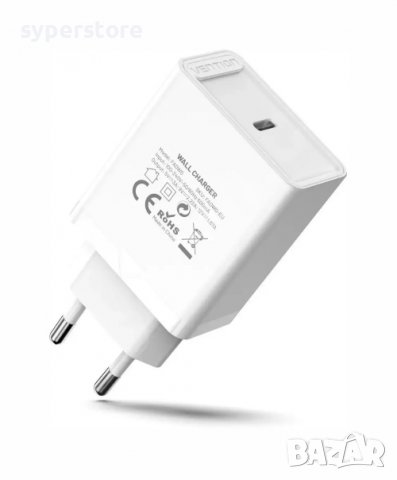 Зарядно за телефон, таблет и др. USB Type C изход 20W Vention FADW0-EU QC3.0 + PD Без кабел Бяло, снимка 2 - Друга електроника - 38288113