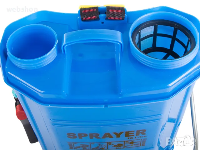 Градинска пръскачка с акумулаторна батерия, тип раница, с дълга тръба, 16 литра, снимка 2 - Градинска техника - 50342481