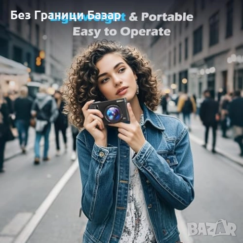 Нова компактна Влог камера 4K 48MP с въртящ екран и зарядна станция, снимка 7 - Камери - 52470288