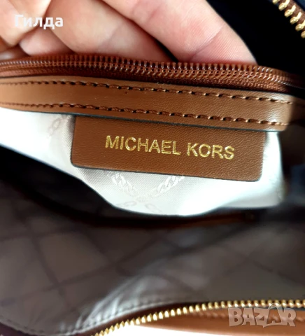 Michael Kors SIA чанта естествена кожа налична, снимка 12 - Чанти - 51359537