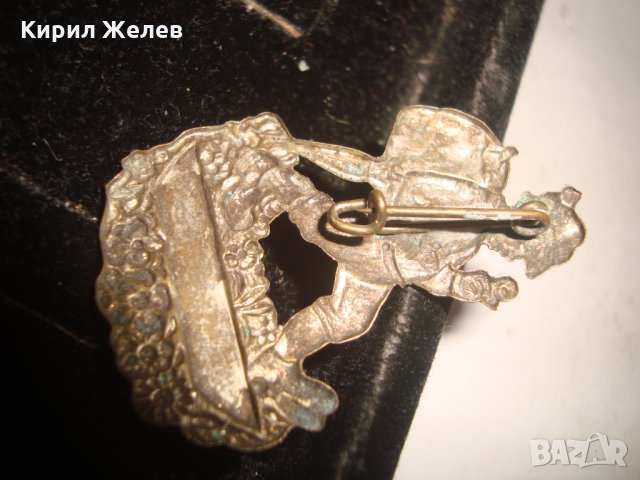 ПОСРЕБРЕНА АЛПИЙСКА ТУРИСТИЧЕКА АЛПИНИСТКА ЗНАЧКА ШВЕЙЦАРСКА РЯДКА 18382, снимка 9 - Колекции - 30967407