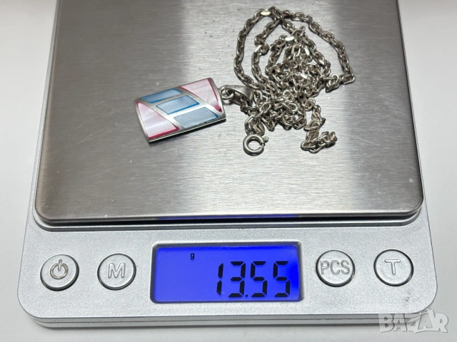 Сребърен Накит (проба 925) - 13,55 грама, снимка 11 - Колиета, медальони, синджири - 53947943