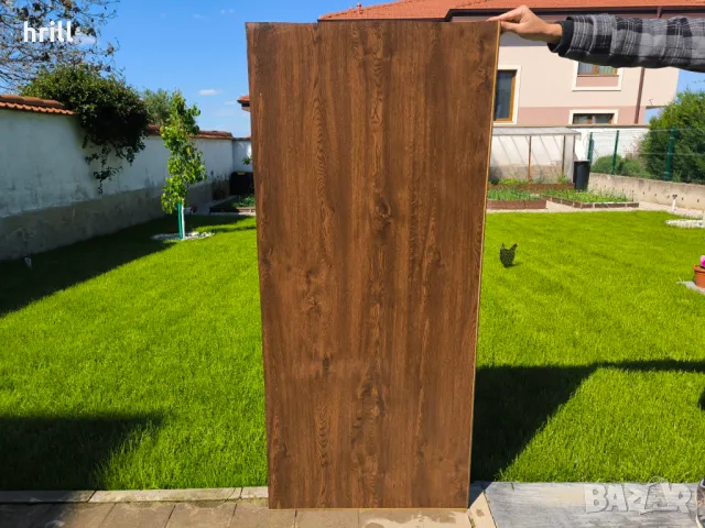 ПВЦ дограма орех с термопанели, като нова, снимка 6 - Дограми - 50109221